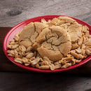 plate of cookies and peanuts