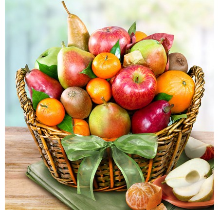 Bountiful Fruit Harvest Gift Basket