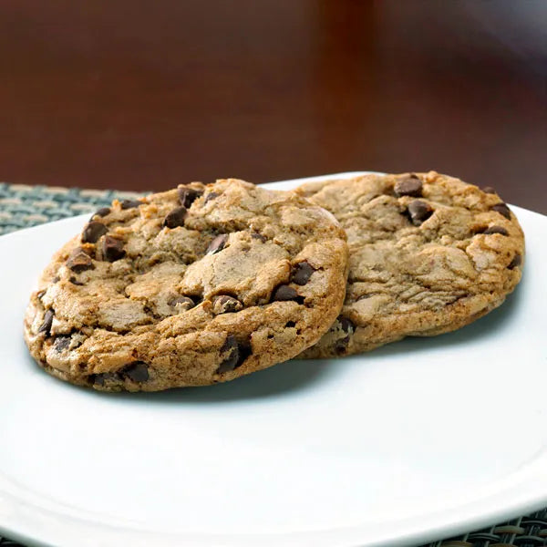 plate of cookies on a table