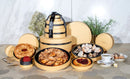 Deluxe Gold 5 Tier Round Gourmet Bakery Gift Box