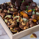 Premium Belgian Chocolate Dipped Fruit & Mendiant Gift Tray