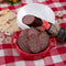 plate of food and crackers