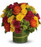 bouquet of flowers in a vase