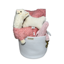 Dog Gift Basket - Paws and Relax - Pink