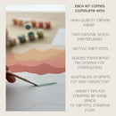 Meditative Art Paint By Number Kit - Zen Peaks