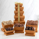 Designer 5 Tier Tan Chocolate Gift Tower