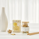 Magnolia tea Flower Tea in Glass Jar - Magnolia 10g Flower Tea in Glass Jar