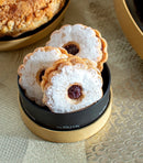 Deluxe Gourmet Pastry 3-Tier Gold Round Gift Box