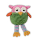 knitted owl toy