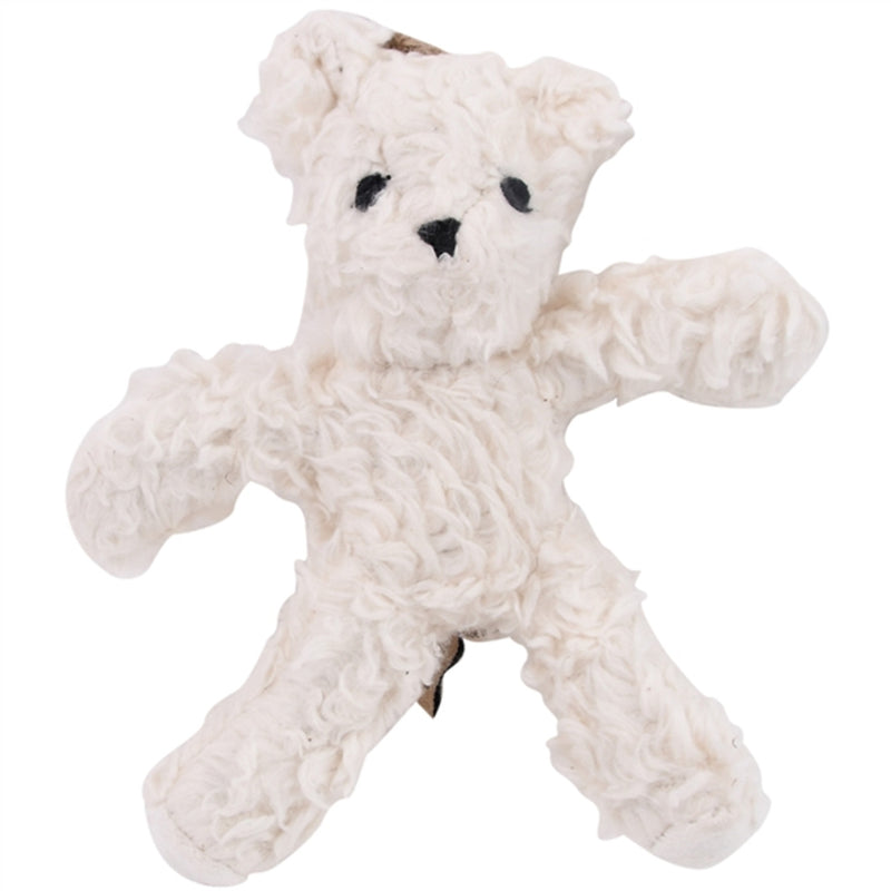 white stuffed teddy