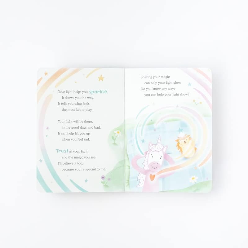 a book with a unicorn and text on it